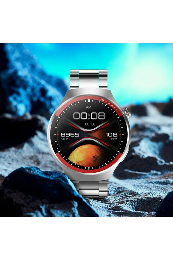 Smart Watch for Android iOS - Fitness Tracker with Heart Rate Monitor, Sleep Tracking, 12 Sport Modes & 10-Day Battery (1.5" Touchscreen, IP68 Waterproof)