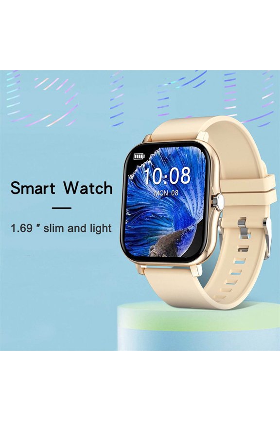 Smart Watch(Answer/Make Call),1.6" Smartwatch for Men Women IP68 Waterproof,Multiple Sport Modes Fitness Activity Tracker,Heart Rate Sleep Monitor,Pedometer,Smart Watches for Android iOS