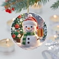 thumbnail image 1 of TOPRenddon Snowman Christmas Ornament, Winter Snowman Decorative Christmas Tree Hanging Ornament, Snowman Christmas Decorations, Snowman, Acrylic Snowman Ornaments for Christmas Tree, 1 of 5