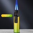 thumbnail image 1 of TOPRenddon Torch Lighter Butane Lighter Refillable Jet Flame Torch Lighters Windproof Gas Long Torch Lighter Adjustable Butane Pen Lighter for Candles Grill BBQ Stove Camping(Gas Not Included), 1 of 7