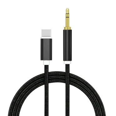 TOPRenddon USB C to 3.5mm Audio Aux Jack Cable Type C to Male Adapter Dongle Stereo Extension Audio Cord for Car,Headphone,Speakers Compatible with iPhone 15 Pro Max 15 Plus Galaxy S23 S22 S21 S20