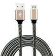 thumbnail image 1 of TOPRenddon Universal USB Charger Cable for Android Phones - Reversible, Durable Nylon Braiding, 1M Length, Data Transfer & Power Charging, 1 of 5