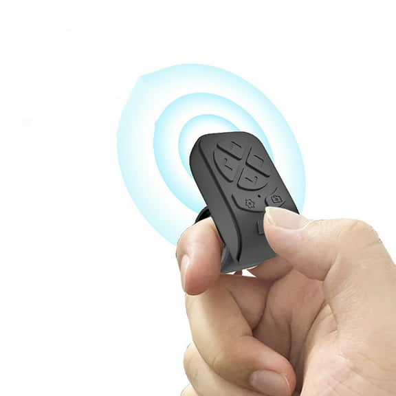 TOPRenddon Wireless Bluetooth Remote Control Ring, New Remote Scrolling Ring Bluetooth Page Turner for Phone, Bluetooth Camera Shutter Scroller Remote for Short Video Music