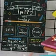 thumbnail image 1 of TOPRenddon Wooden Hanging Mini Small Chalkboard Label - Pastoral Style Creative Wall Hanging Message Board Signs Table Top Numbers Rectangle Mini Blackboard for Home Store Decor, 1 of 9