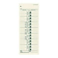 thumbnail image 1 of TOPS 1259 3.5 in. x 9 in. 1-Side Time Clock Cards Replacement for M-33 (500/Box), 1 of 6