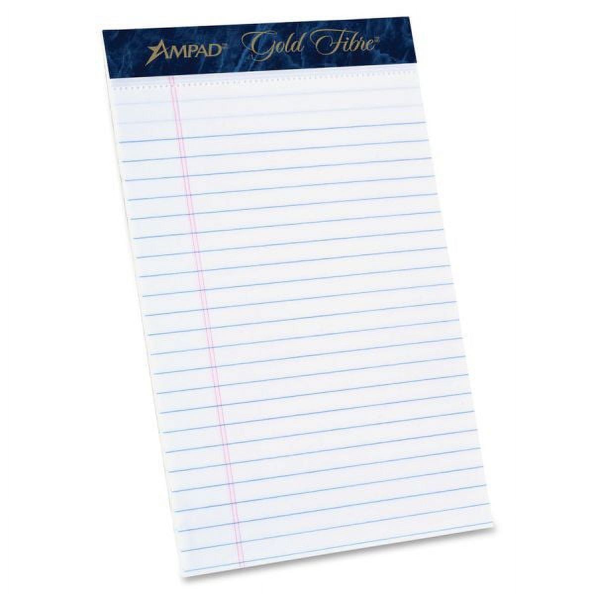 TOPS Gold Fibre Med. Ruled Prem. Jr. Legal Pads, Sold as 1 Dozen, 12 Each per Dozen TOPS Gold Fibre Med. Ruled Prem. Jr. Legal Pads, Sold as 1 Dozen, 12 Each per Dozen