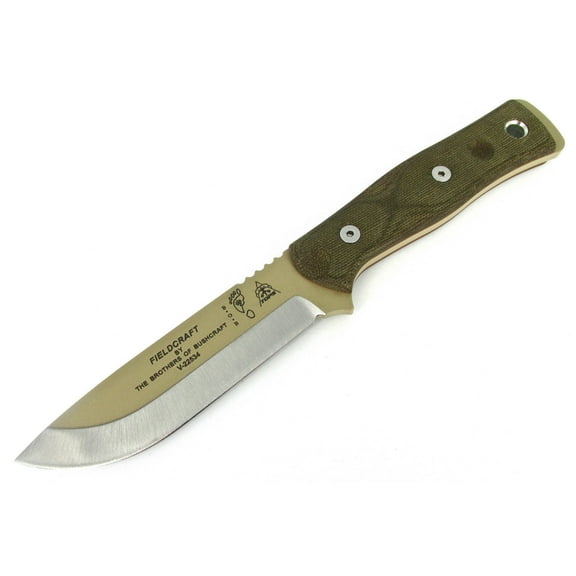 TOPS B.O.B. Brothers of Bushcraft Survival Knife Coyote Tan Blade BROS-01TAN