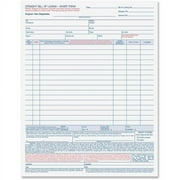 TOPS Bill-of-Lading Snap off 4-part Form Sets 4 PartCarbonless Copy - 11 7/16" x 8 1/2" Sheet Size - White Sheets - Light Blue, Blue, Red Print Color - 50 / Pack