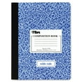 TOPS Composition Book w/Hard Cover, Legal/Wide, 9 3/4 x 7 1/2, White