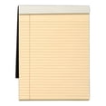 thumbnail image 1 of TOPS™ Docket Gold™ Premium Writing Pad, 8 1/2" x 11 3/4", Legal Ruled, 70 Sheets, Ivory, 1 of 1
