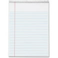 thumbnail image 1 of TOPS Docket Wirebound Legal Writing Pads - Letter 70 Sheets - Wire Bound - 0.34" Ruled - 16 lb Basis Weight - 8 1/2" x 11" - 11" x 8.5" - White Paper - Perforated, Hard Cover, Stiff-back, Spiral Lock, 1 of 7
