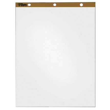 TOPS Easel Pad, 27 x 34 Inches, Unruled, White, 50 Sheets, Pack of 4