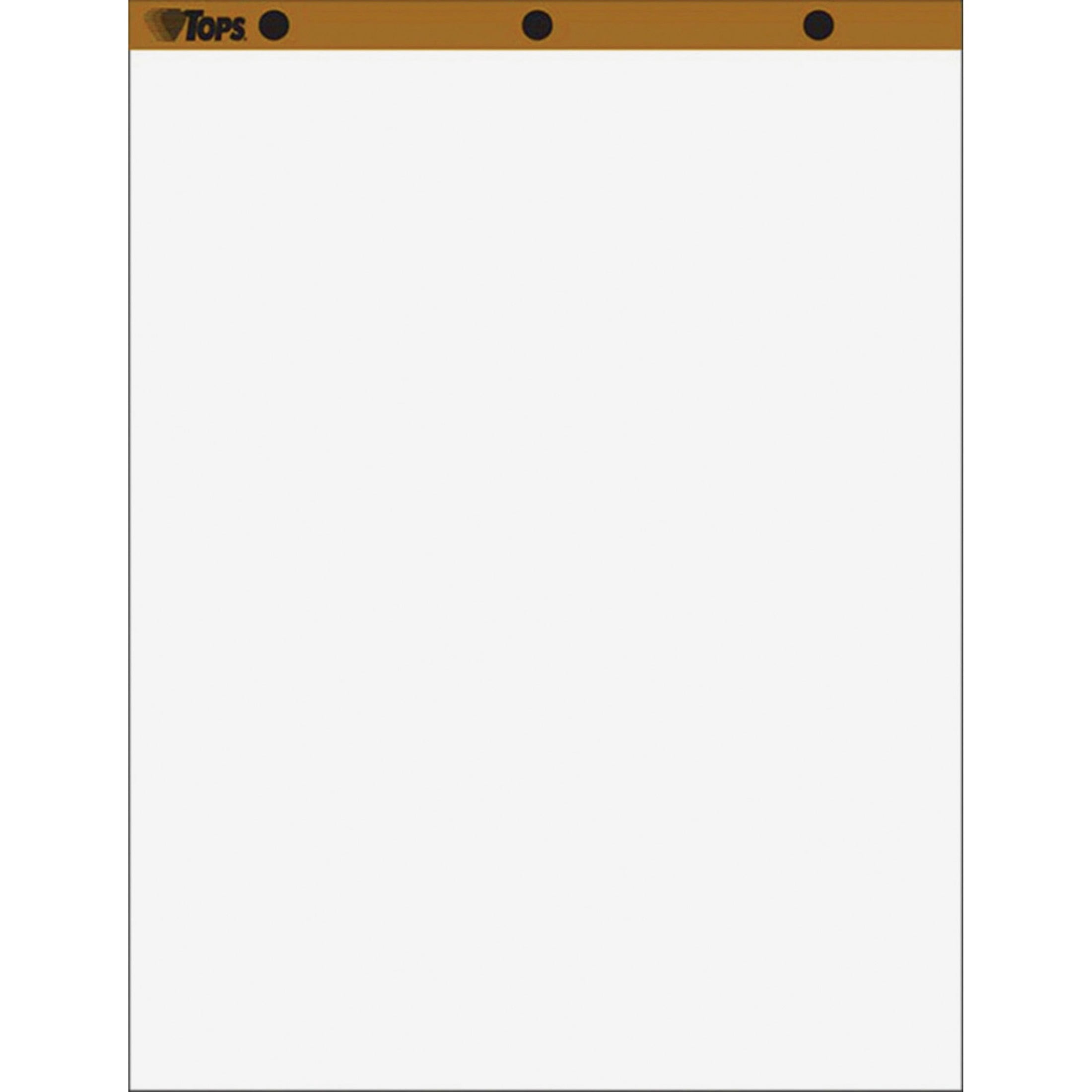 TOPS, TOP7901, Plain Paper Easel Pads, 4 / Carton