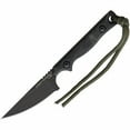 thumbnail image 1 of TOPS Knives Street Scalpel 2 Fixed Blade Knife, 3.13in, 1095 Carbon Steel Blade, Black Canvas Micarta Handle, 1 of 8