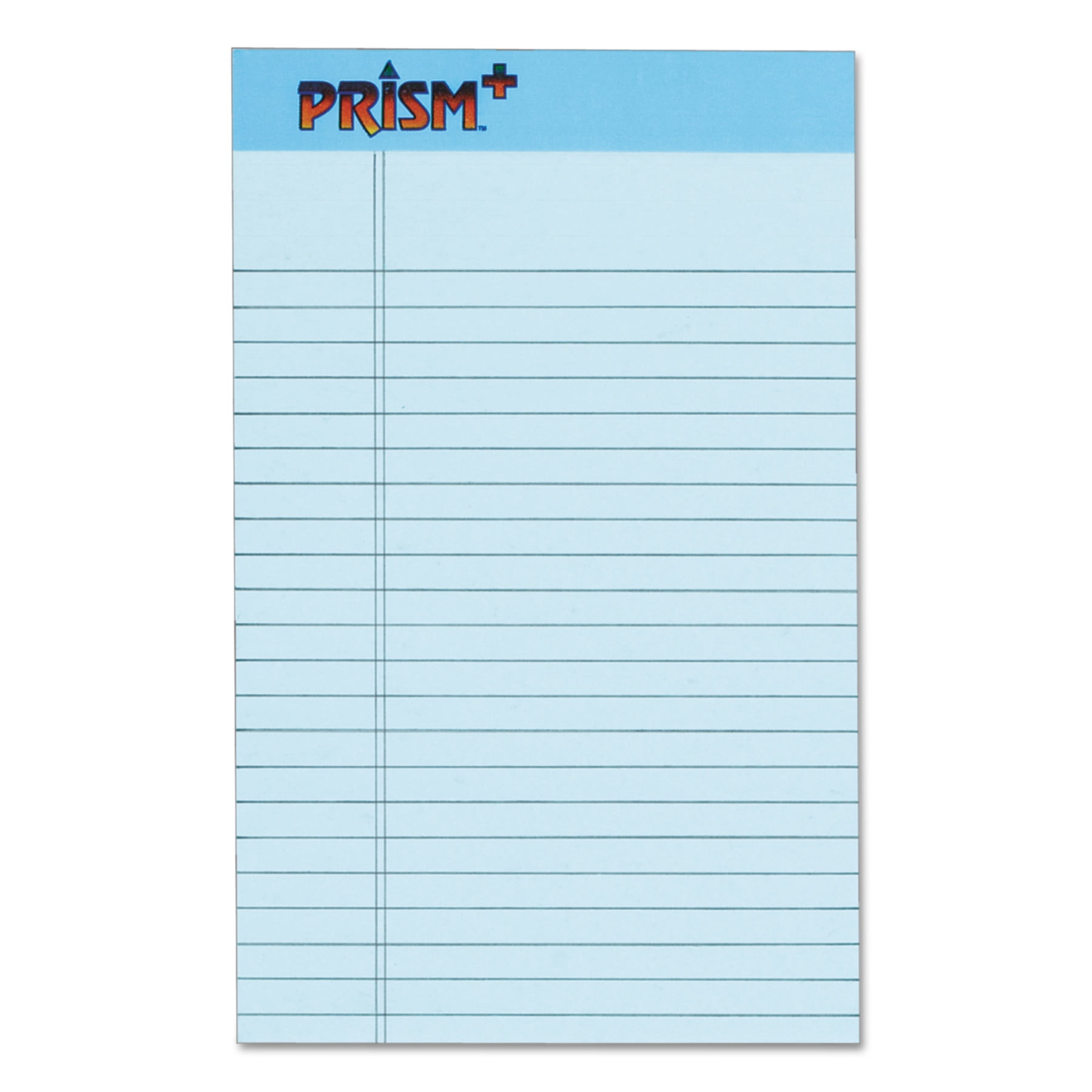 Tops Prism Legal Pads 5 x 8 Narrow Ruled 100 Pages 50 Sheets Per Pad Pack  Of 6 Pads Assorted Colors - Office Depot