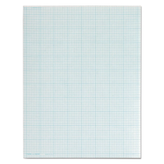 TOPS Quad-Ruling Cross Section Pad, Letter Size, Quadrille Ruled, 50 Sheets