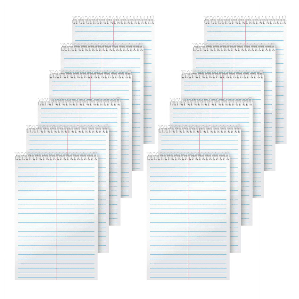 TOPS™ Steno Books, 6" x 9", Gregg Ruled, 70 Sheets, White, Pack Of 12
