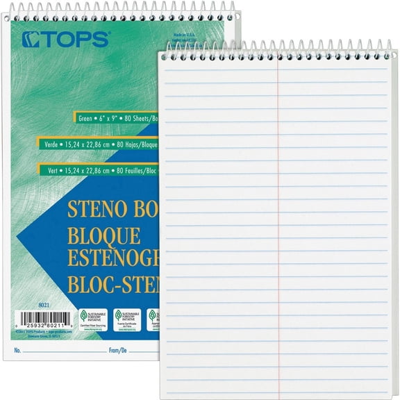 TOPS Steno Pad 8020