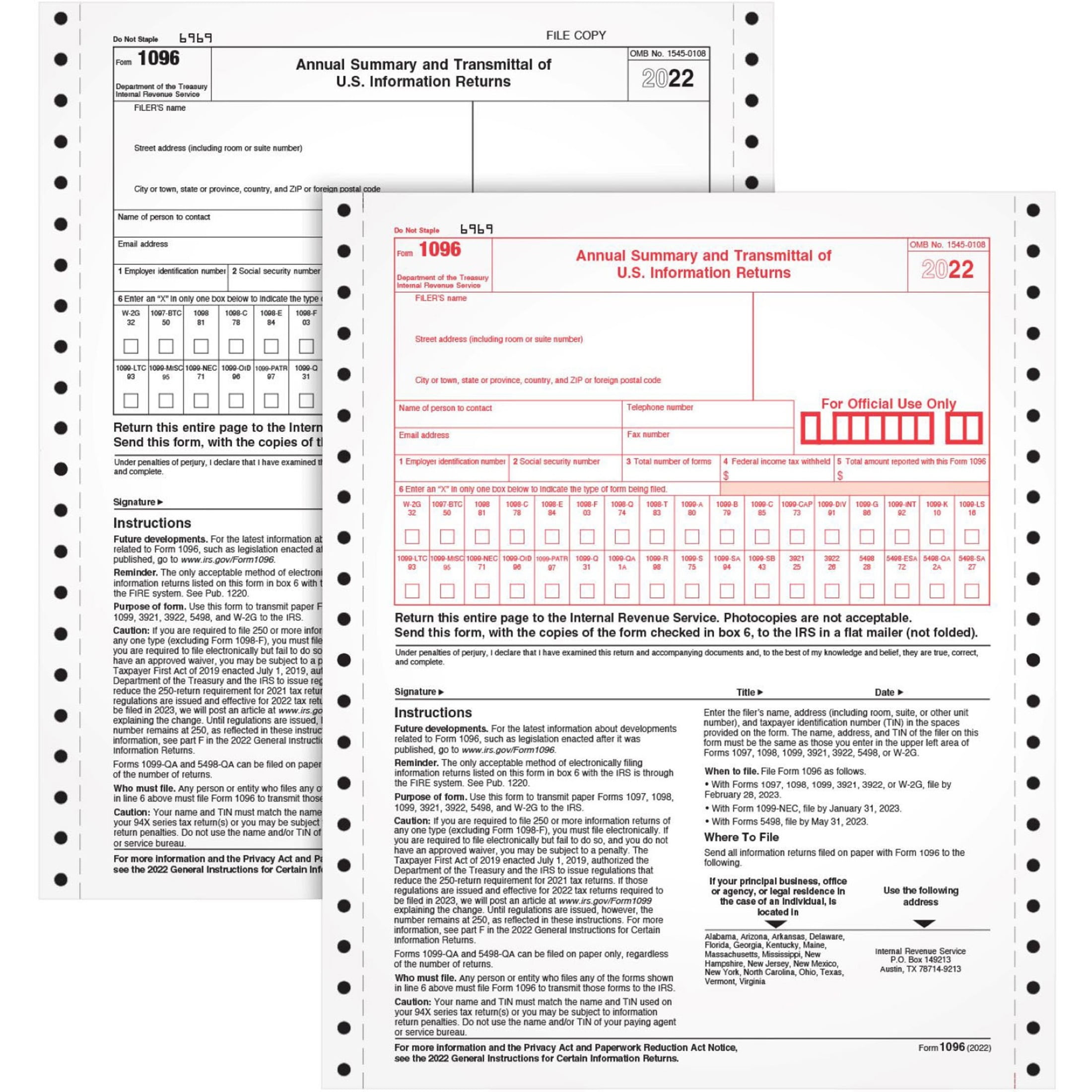 form 1096