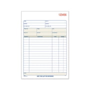 Tops Business Forms Sales Order Book, 5-9/16 X 7-15/16, Two-part Carbonless, 50 Sets/book