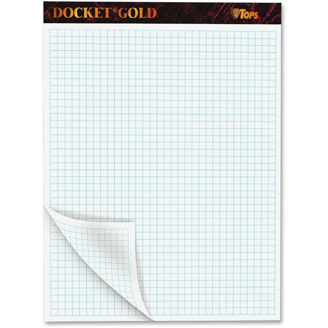 Tops Top63752 Docket Gold Planner Pad 1 Pad