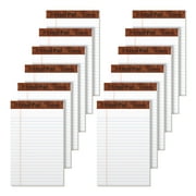 TOPS The Legal Pad Writing Pads, 5" x 8", Jr. Legal Rule, 50 Sheets, 12 Pack