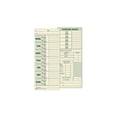 TOPS Time Cards for Pyramid 1000 Time Clock 1291 - Walmart.com