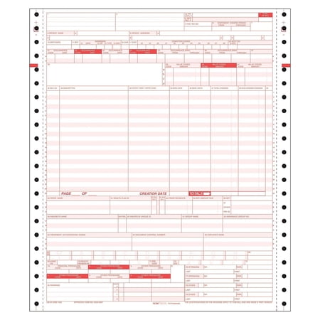 TOPS UB04 Health Care Form Revised HCFA Compliant 59770R