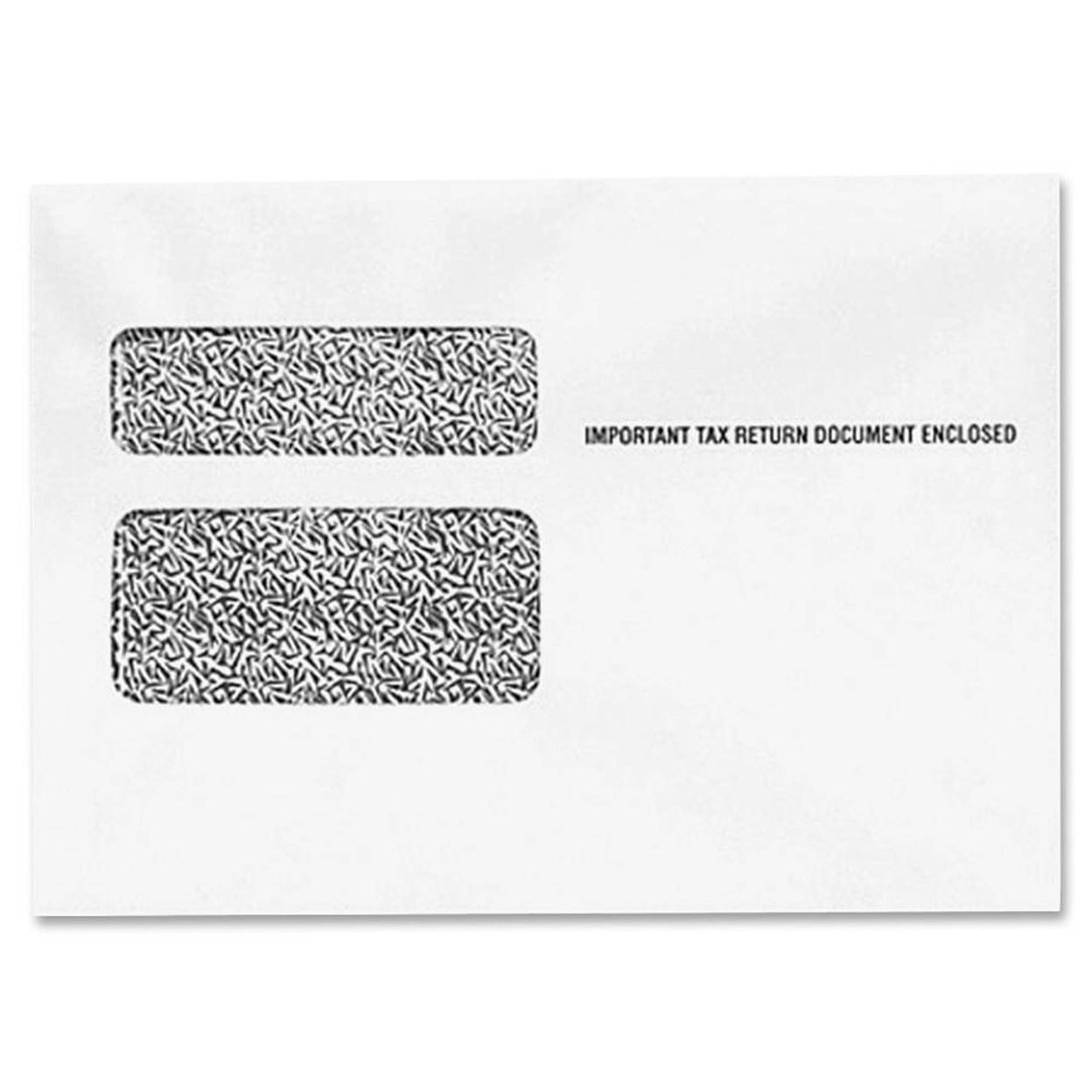 TOPS W-2 Form Double Window Envelopes - Double Window - 9 1by2"W x 5 5by8" L- 24 lb - Wove - White - image 1 of 2