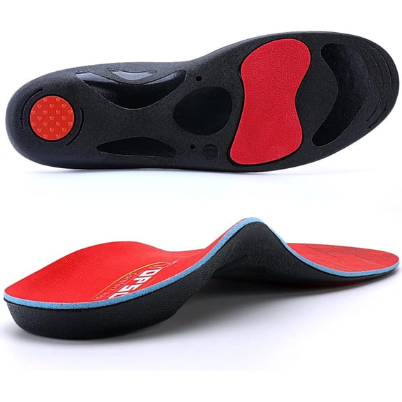 TOPSOLE Orthopaedic Insoles For Women,Men High Foot Support Soft Functional Shoe Insoles Flat Foot Insoles, Plantar Fasciitis, Foot Pain, Heel spur,Overpronation,Metatarsalgia