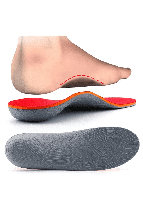 Plantar Fasciitis Insoles High Arch Support Shoe Inserts Pain Relief Orthotics for Flat Feet, Metatarsalgia, Overpronation | Work Boot Insoles for Men Women | Insoles for Standing All Day