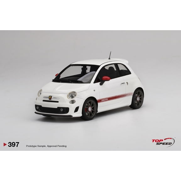 TOPSPEED ABARTH 595 GARA WHITE