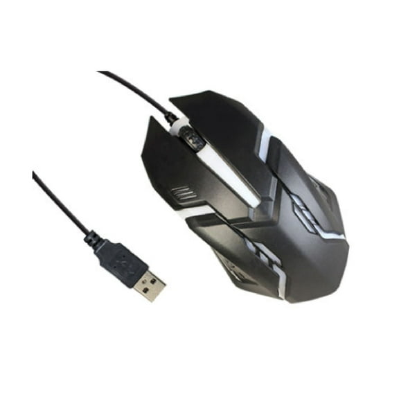 TOPTECH K-28 Gaming Mouse, USB Interface, RGB Lights, Black