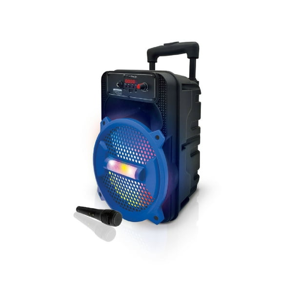 TOPTECH ROCK-8 Fully Amplified 8" Bluetooth Speaker with 1500W Power & LED Lights