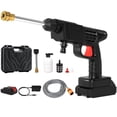 thumbnail image 1 of TOPTENG 24V Cordless Pressure Washer, Portable Electric High Pressure Spray Water Gun, Rechargeable Battery Operated Power Washer with Tool Box for Car Washing (C), 1 of 10