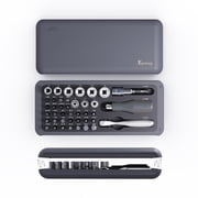 TOPTENG Mini Ratchet and Screwdriver Set, 41-Pieces,Polycarbonate and Alloy Steel, Compact and Portable