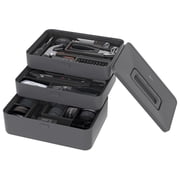 TOPTENG All in One Multi-Tool Repair Kit with 11.5" Tape Measure, 9-Piece Hex Keys, Pry Bar, Combination Pliers & Claw Hammer - Durable Steel Tools for Household Repairs & DIY Projects