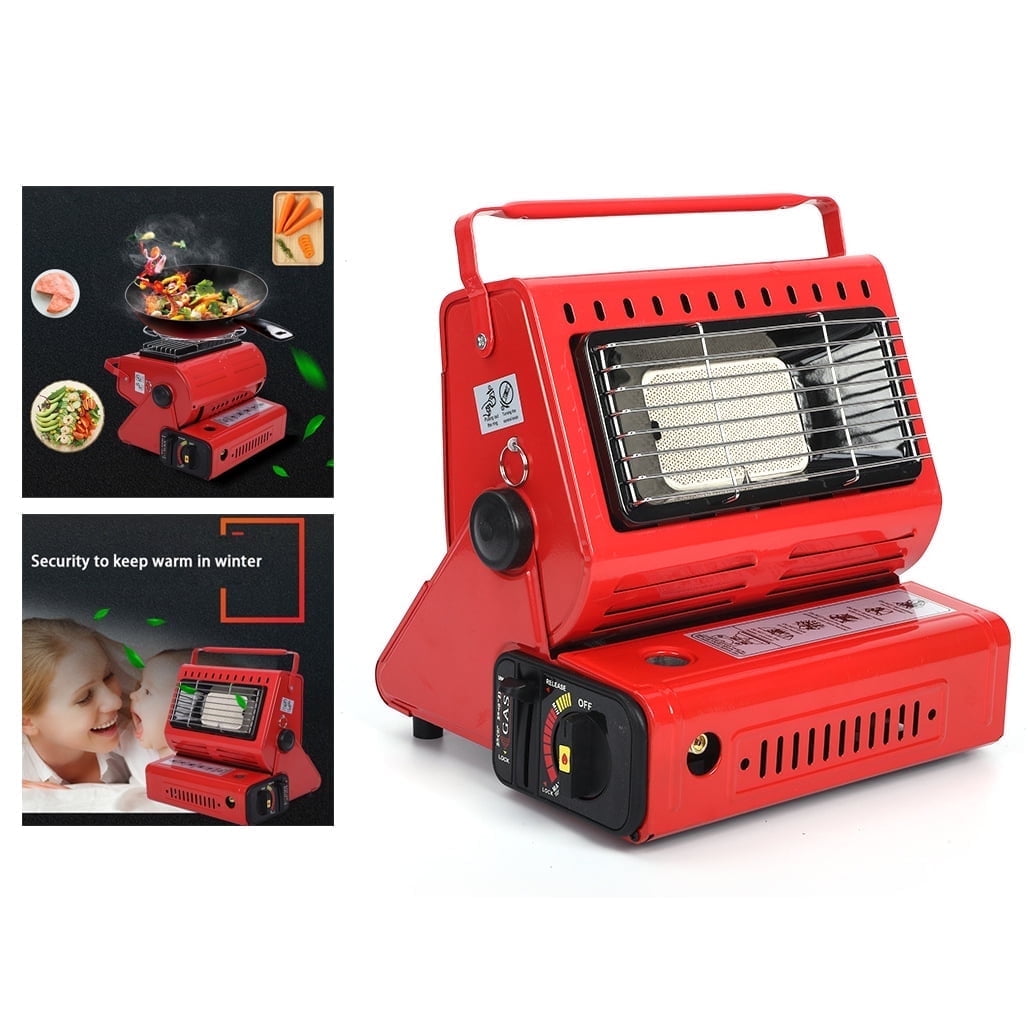 TOPTENG Portable Heater & Stove, 2 in 1 Gas Heater, 1.3kW Butane Gas Heater, Outdoor Camping Gas Stove, for Kitchen,Garage,Ice Fishing, Hunting,Backpacking Hiking,Survival Emergency