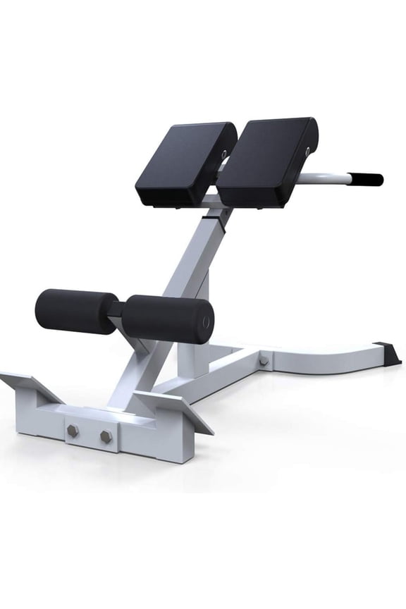 Roman Chair Back Extension Machine - Lower Back Hyperextension Bench - Adjustable Exercise Equipment for Hamstring and Glute for Home Gym 300 lbs