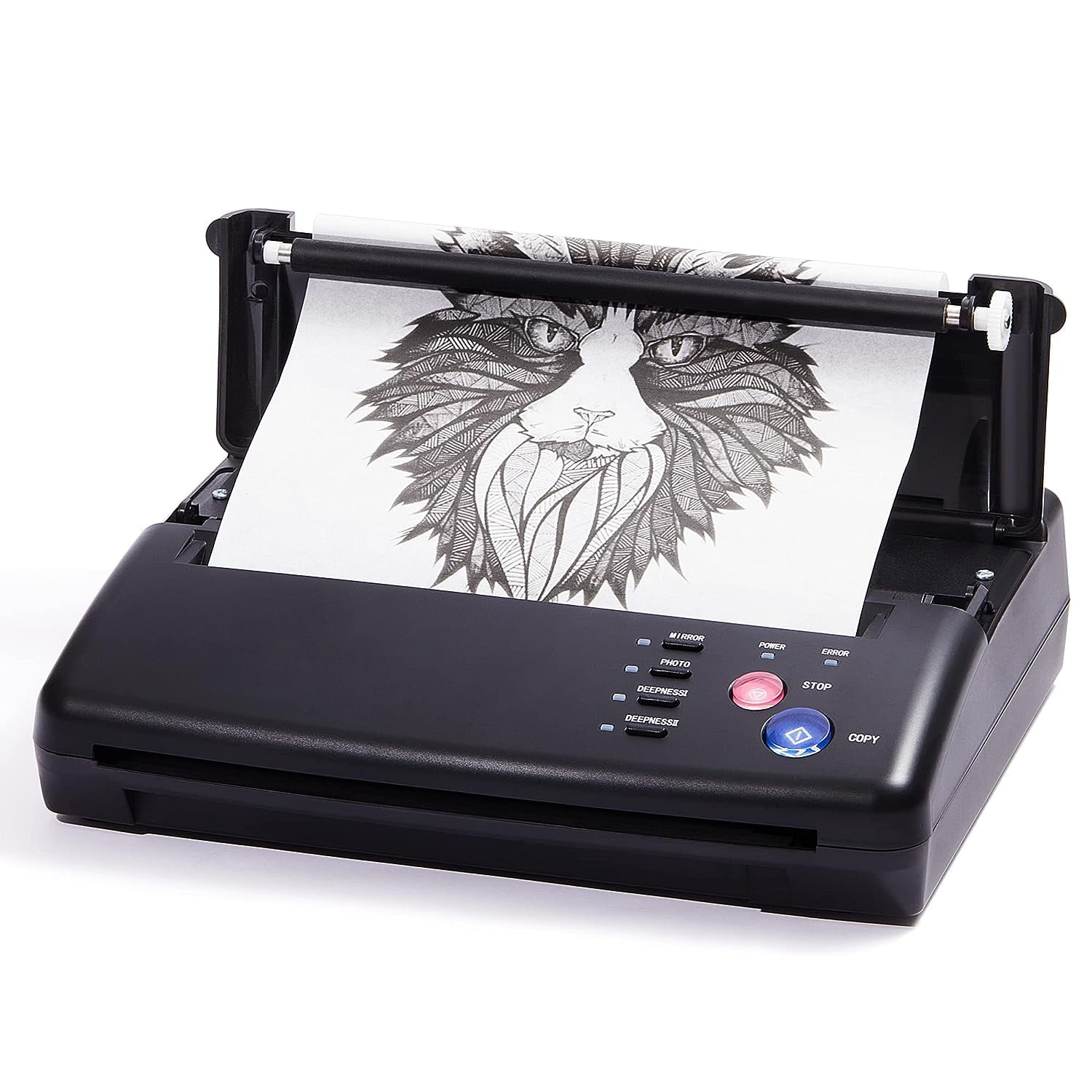 TOPTENG Tattoo Transfer Chencil Machine - Rayyl Drawing Thermal Stencil Copier Printer Machine Tattoo Thermal Printer with Tattoo Paper for Tattoo Supplies