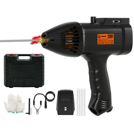 TOPTENG Welding Machine, Handheld Stick Welder, 110V Portable ARC Hand Held , Automatic Digital Current Adjustment with Welding Tool Set, with Toolbox