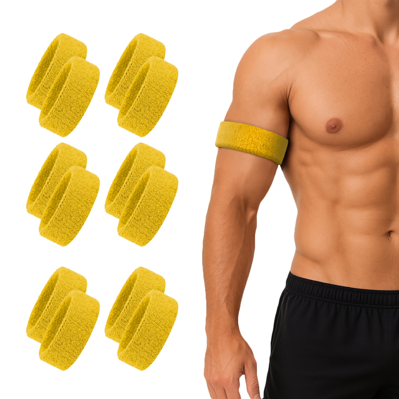 Produktbild von Bizeps Band Oberarm Schweißband Set I 2er Pack Sport Mini