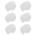thumbnail image 1 of TOPTIE 6-Pack Ear Warmers Headband Fleece, White Ear Muffs for Men Women Winter Running Ski, 1 of 8