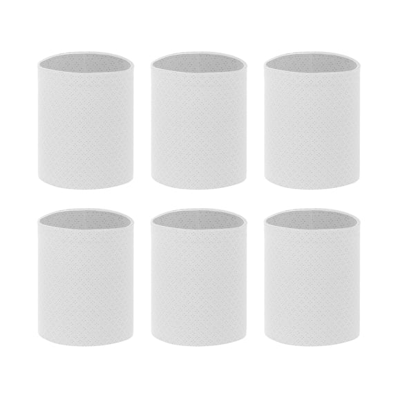 TOPTIE 6PCS Cooling Wrist Sweatband 3 Inch, Ice Silk Elastic Cooling Bracelet Wristband for Summer (White)