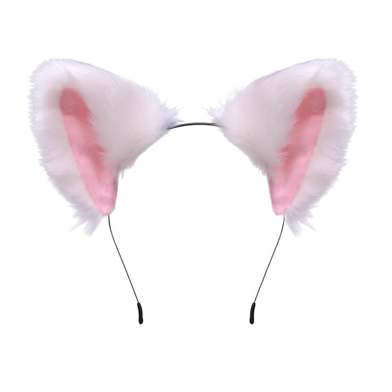 TOPTIE Plush Animal Ears Headband Clawdeen Wolf Ears Party Cat Headwear Foxy Headband