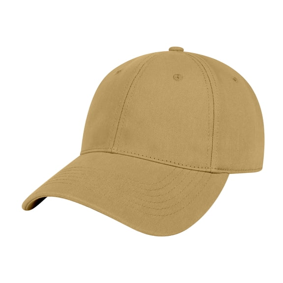 TOPTIE Baseball Cap 6 Panel Low Profile Unstructured Cotton Dad Hat-Light Khaki