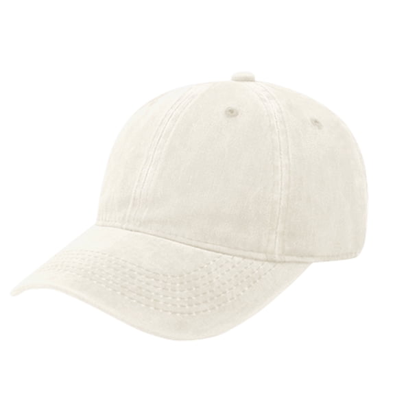 TOPTIE Baseball Cap Washed Cotton Unisex Adjustable Vintage Low Profile Dad Hat-Beige