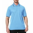 thumbnail image 1 of TOPTIE Baseball and Softball Referee Shirt Short Sleeve Polo Shirt Umpire Jersey-Blue-S, 1 of 6