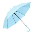 thumbnail image 1 of TOPTIE Blue Stick Umbrella Lightweight Umbrella with J-Handle DIA 35.4 Inches Ideal for All Ages, 1 of 5