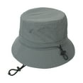 thumbnail image 1 of TOPTIE Bucket Hats for Women, Adjustable Sun Hats with Chin Strap, Fishing Hat with Protection-Dark Grey, 1 of 7